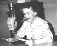May-Floyd at the Microphone, 1956