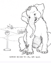 Humphrey decided to call him Slug - click here for more