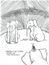 Tarantella and Carmen stepped on their necklaces.