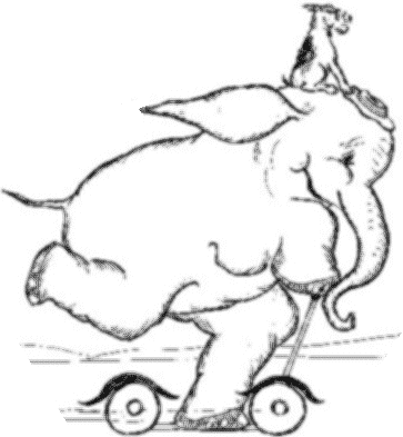 Slug and Humphrey - at 20 miles a push.